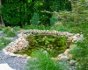 Forever Green Coralville Iowa Water Features natural pond stones