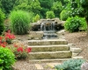 Forever Green Coralville Iowa Water Features pond waterfall stairs natural