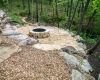 Forever Green Grows Coralville Iowa Fire Pits rock forest