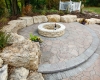 Forever Green Coralville Iowa Fire Pits stone step circle