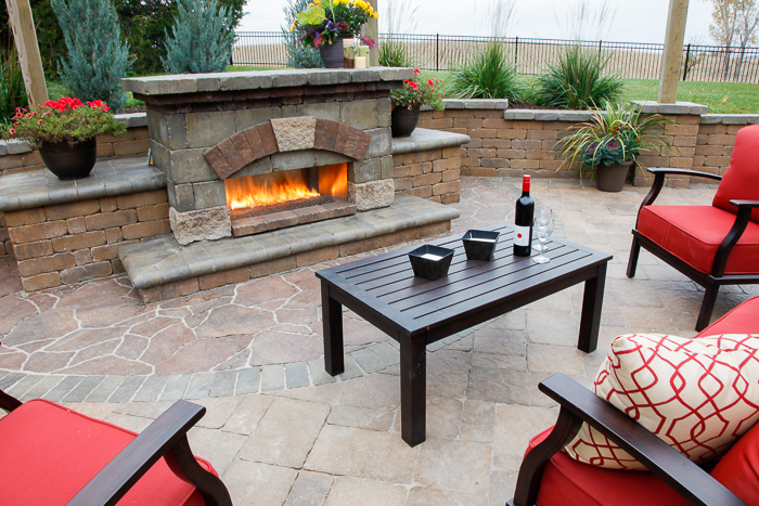 Forever Green Coralville Iowa Pergola Outdoor Cooking patio fireplace outdoor living