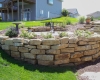 Forever Green Coralville Iowa Retaining Walls limestone wall natural hardscapes