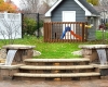 Forever Green Coralville Iowa Retaining Walls steps outdoor patio waterfall