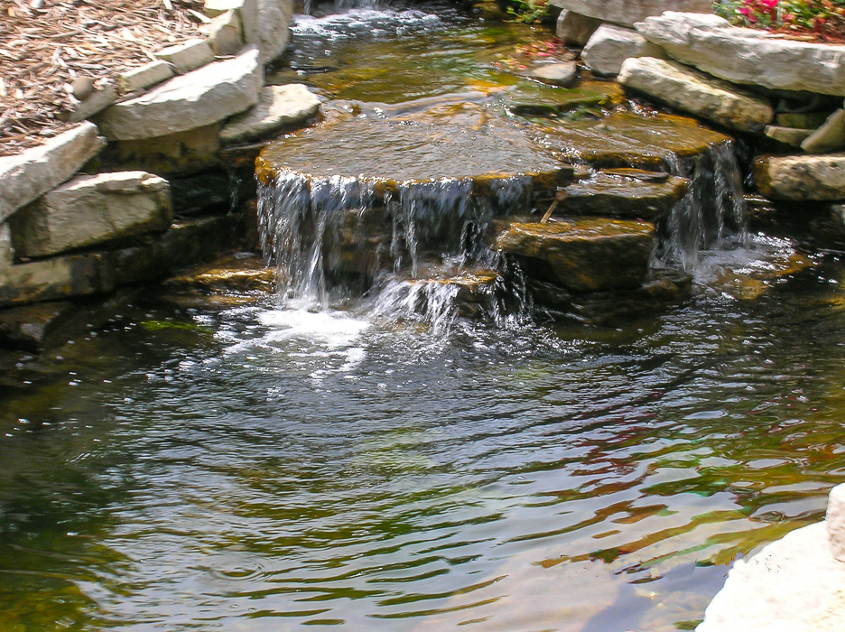 Forever Green Coralville Iowa Water Features Iowa City waterfall natural pond landscaping