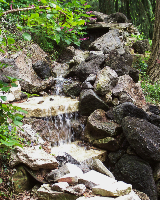 Forever Green Coralville Iowa Water Features pond waterfall natural