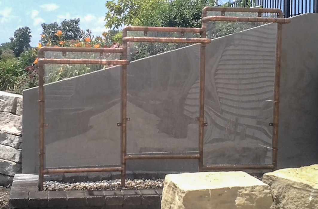 Forever Green Coralville Iowa Water Features water wall