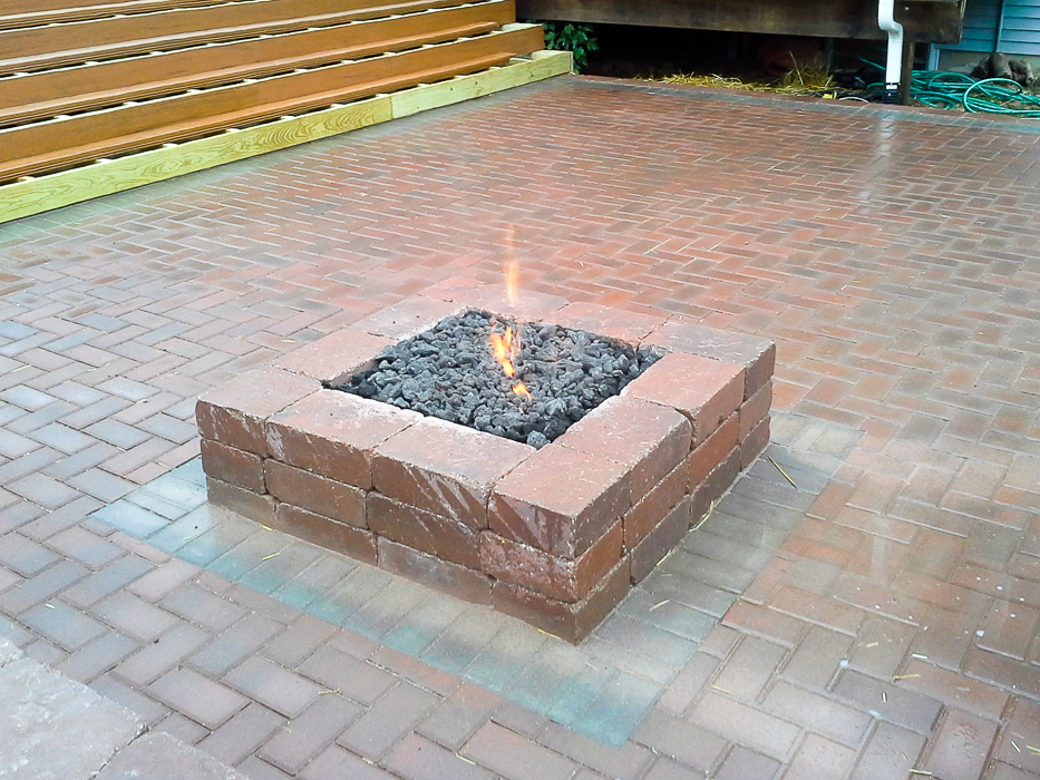 Forever Green Grows Coralville Iowa Fire Pits gas square
