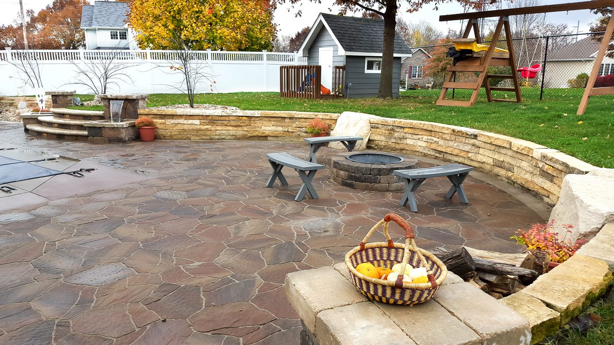 Forever Green Grows Coralville Iowa Fire Pits patio hardscapes