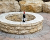 Forever Green Coralville Iowa Fire Pits stone circle wine