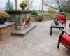 Forever Green Coralville Iowa Patios fireplace outdoor landscaping