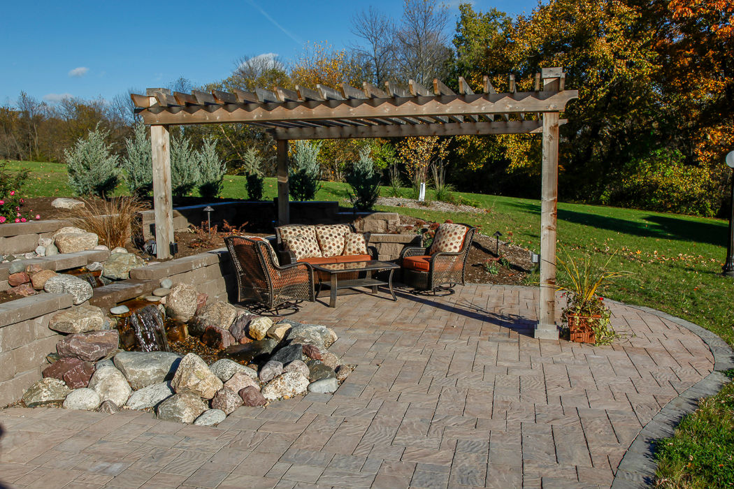 Forever Green Coralville Iowa Patios pergola water features